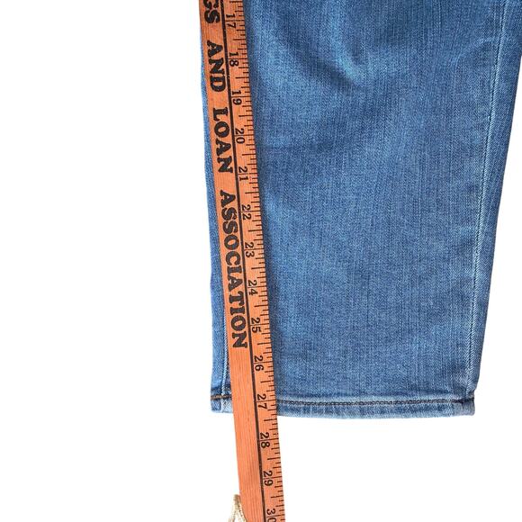 NWT Madewell Pull-On Jeans in Keefe Wash size 26 baggie wide leg taper mom - Picture 11 of 11